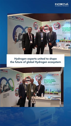 INOXCVA was proud to be part of Connecting Hydrogen Japan 2025, where our team showcased advanced cryogenic solutions and engaged in meaningful discussions around the present and future of the global Hydrogen economy. Represented by Savir Julka and Vineet Koshal, the INOXCVA booth became a hub for insightful conversations with professionals, experts, and stakeholders across the Hydrogen value chain — including Jan Kollmus - Air Liquide, Dr. Srinath Rengarajan - Hemtron GmbH, Kanai Hiromi - Chiyo