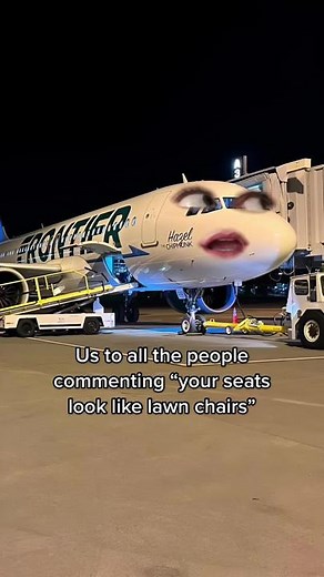 like okay?? this ain’t first class jerry #frontierairlines #flyfrontier #fyp #traveltiktok #travellife #traveltok #aviationlife #aviationtiktok #cheapflights #travel2023 #aviationnews #aviationlovers