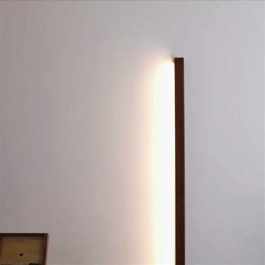 Arlo Linear Wood Plug-in Wall Light
