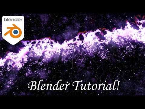 How to make Procedural Space Scene in blender under 30 MIN