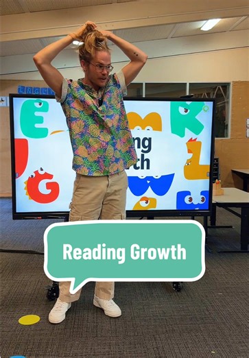 Learning to read might look slow… Until suddenly it isn’t. Once it starts, it moves. And oh my stars does it move quickly! #teacherlife #reading #learningenglish #EduTok