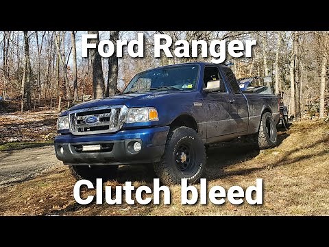 Bleeding the clutch in a 2008 Ford Ranger