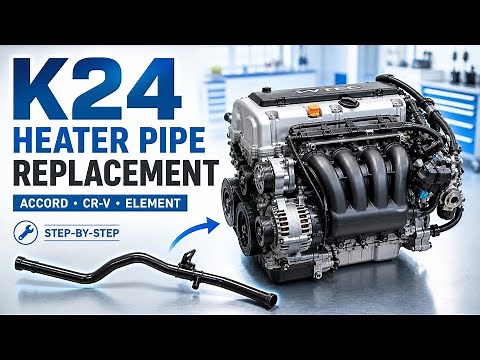 K24 Honda Heater Pipe Replacement CRV ACCORD