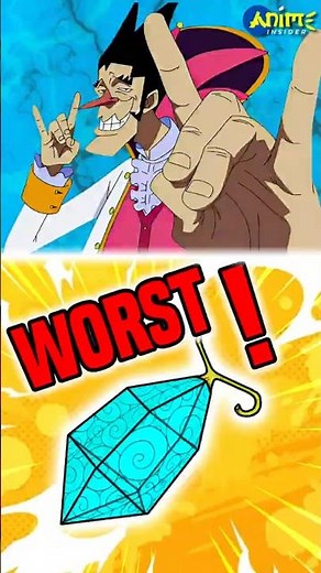 The Worst Devil Fruits in One Piece 🍏 | One Piece Facts #shorts
