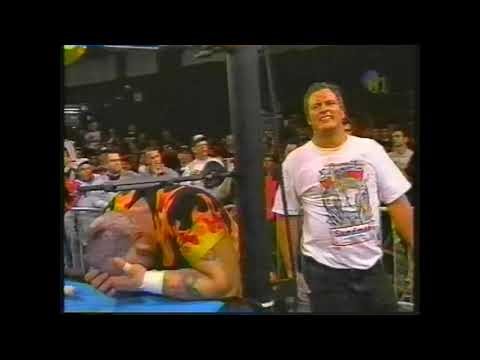 Bam Bam Bigelow (c) vs The Sandman ECW World TV Title Match (ECW Hardcore TV 3/25/98)