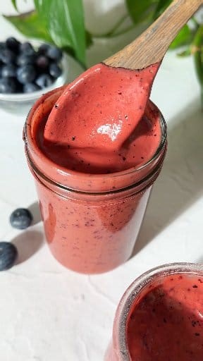 2.8K views · 16 reactions | "This was delicious! I used frozen blueberries and it was so easy." 𢡄 COMMENT RECIPE  https://www.liveeatlearn.com/blueberry-balsamic-vinaigrette/ | Live Eat Learn | Facebook