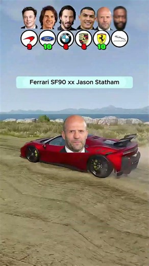 JUMPING OVER 10 AIRPLANES Pt 3 — Ferrari vs Jaguar! #beamng #beamngdrive