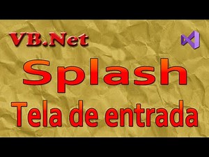 Splash screen - App home screen with VB.Net