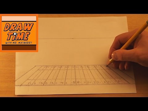 How to Use One-Point Perspective to Draw a Football Field