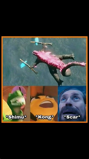 #angst Shimu vs Kong vs Scar Reaction Meme | MonsterVerse