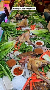 40K views · 541 reactions | #hmongreels #hmonglao #phanpa "Hmong-Lao Birthday Feast" for our girlfriend's birthday. Thank you to all my beautiful niam tsev for chipping in to helo with food and desserts. I love you ladies Bo Moua Mimi Xiong Pajyeeb Yang Ka Moua | Kimberly Peter Yang | Facebook