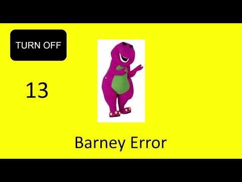 A Barney Error (AndrewSilverMan1 Version)