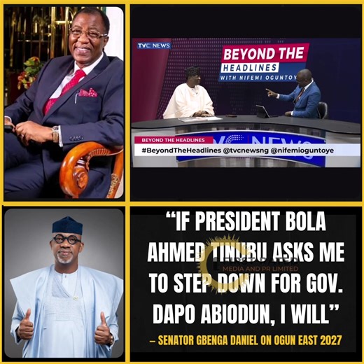 “IF PRESIDENT BOLA AHMED TINUBU ASKS ME TO STEP DOWN FOR GOV. DAPO ABIODUN, I WILL” — SENATOR GBENGA DANIEL ON OGUN EAST 2027 #firstratedmedia #gbengadaniel #dapoabiodun #trending #tinubu