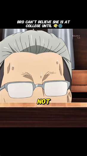 He can't believe his eyes 😂{Uzaki-chan Wants to Hang Out!} #anime