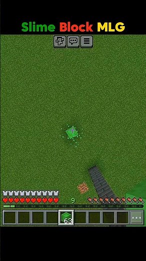 Slime Block MLG Tutorial in Minecraft #minecraftshorts #minecraft #viral #trending