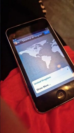 ios 5 set up on ipod touch 4