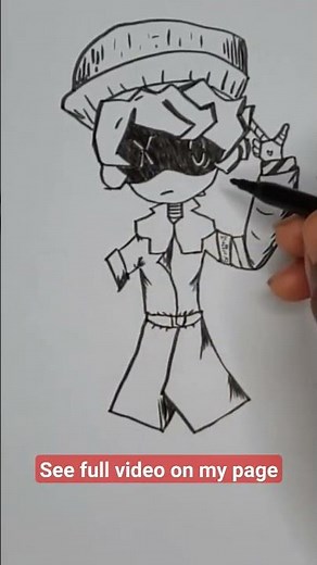 How to draw N from Murder Drone