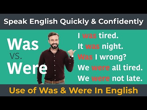 Was and Were in English with Example || How to use Was and Were || Basic English Grammar