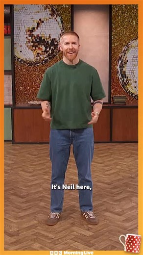 🪩It’s time for Strictly! Here’s Neil’s workout ahead of week one starting. Give it a go now, or save it for later. You can watch all of the moves in full, and how to do them sat down, on iPlayer. Join us for more routines next week with Rhys from Monday at 9:30. #Strictly #Workout | BBC Morning Live