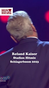 10K views · 375 reactions | Beim Schlagerboom 20023 hat Roland Kaiser ein Hitmix aus seinen besten Songs performt. Das ganze Vieeo sehr ihr jetzt bei uns im YouTube Kanal. | Mein Herz schlägt Schlager | Facebook