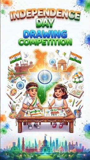 Independence Day Drawing Competition 2026 🇮🇳 #independencedayindia #drawing #competition #ytshorts