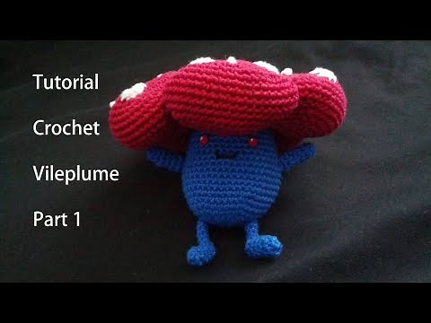 Vileplume Amigurumi Pokemon Crochet Tutorial Part 1