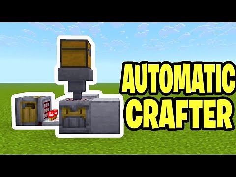 How To Make Automatic Crafter In Minecraft! - Java & Bedrock