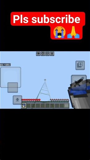 Wait for end amazing water bucket clutch #minecraft #shorts