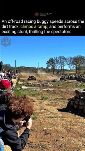 🔥 Insane Off-Road Buggy Stunt! High-Speed Dirt Track Action 🚀