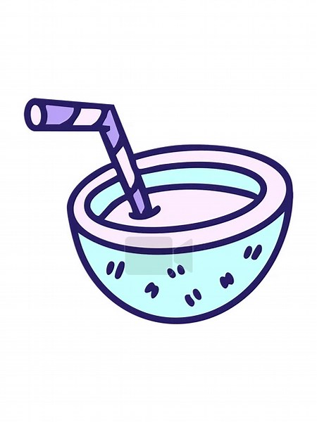 pressure popping animation of brazilian cocoloco brazilian cocktail drawing Stock Video Footage - Alamy