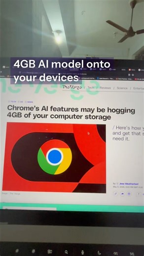 Google Chrome Secretly Installing 4GB AI Model on Your Device