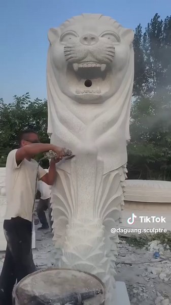 Exploring the Art of Stone Carving Merlion Statues