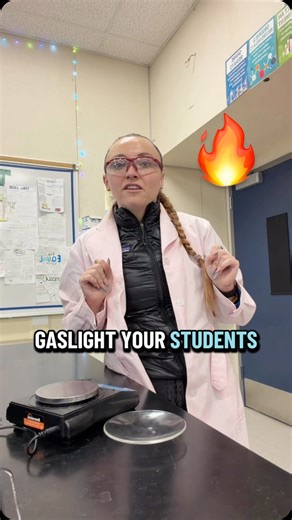 ✨Teach With Lizzy ✨ | This labs set up is so easy and the students love it! It can serve so many purposes, but I use it to explain the law of conservation of... | Instagram