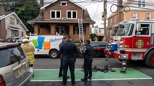 Two people rescued from Jersey City fire, one left in critical condition