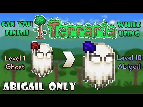 Terraria, but Abigail is my only minion