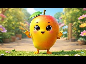 Cute Mango Animation 🥭 | Adorable Fruit Character