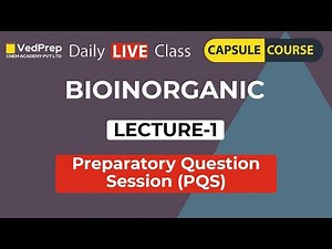 Bioinorganic | CSIR-NET | GATE | Chem Academy