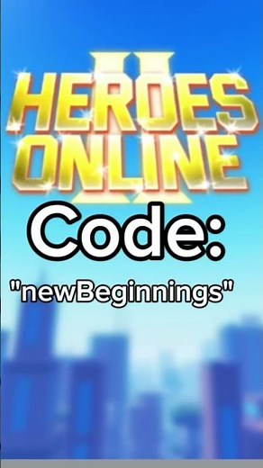 Heroes online 2 code.#heroesonline2#roblox #heroesonline