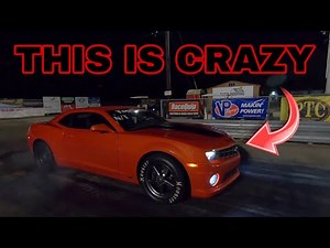 Turbo LS3 Camaro hits the Dragstrip!