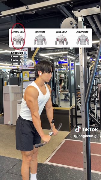 🔽연휴 2일차 실패 없는 팔운동 4가지🔽 🔸Holiday Day 2 – Arm Workout (Biceps & Triceps)🔥 1. 클로즈그립 이지바 케이블 프레스다운 (Close-Grip EZ Bar Cable Pressdown) - 손을 좁게 잡고 밀어내면 삼두근 외측두(Lateral Head)를 강하게 자극해 팔 뒷라인을 단단하게 만듭니다. 2. 클로즈그립 이지바 케이블 컬 (Close-Grip EZ Bar Cable Curl) - 좁은 그립으로 당기면 이두근 장두(Long Head)가 깊게 수축되어 팔 바깥쪽 볼륨을 키우는 데 효과적입니다. 3 이지바 케이블 오버헤드 트라이셉스 익스텐션 (EZ Bar Cable Overhead Triceps Extension) - 팔을 머리 위로 들어 올려 삼두 장두(Long Head) 를 길게 늘렸다가 수축하며 자극시킨다. 4. 와이드그립 이지바 케이블 컬 (Wide-Grip EZ Bar Cable Curl) - 손을 넓게 잡고 컬