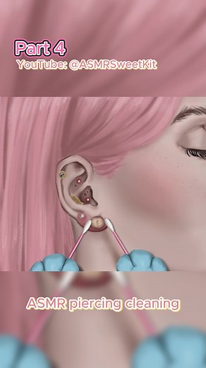 ASMR Piercing Cleaning: Relaxing Sounds and Techniques