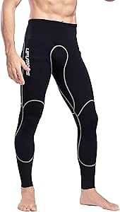 Men's 2mm Neoprene Tight Wetsuit Pants Swimming Leggings Diving Snorkeling Scuba Surfing Canoe Pants