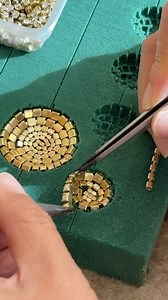1.7M views · 25K reactions | Here at LELET we’re all about the slow and skilled handmade process 﫶 Here’s how we hand make our Zoe Crystal Drop Earrings at our NYC studio  | LELET NY | Facebook