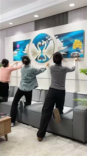 💥Luxury LED Wall Panel Installation #shorts