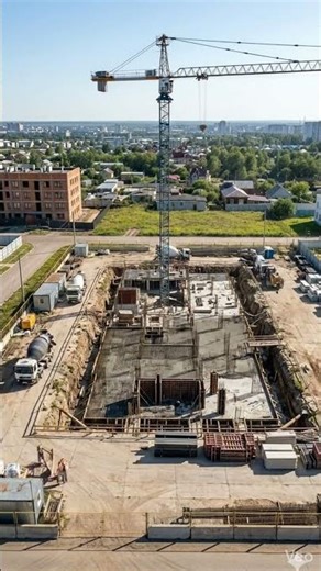 High-rise apartment 🏢 #construction #timelapse #architecture #engineering