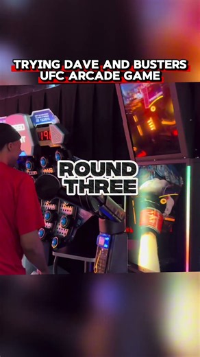 Dave & Buster's UFC game nearly broke me #Shorts #Arcade #UFC