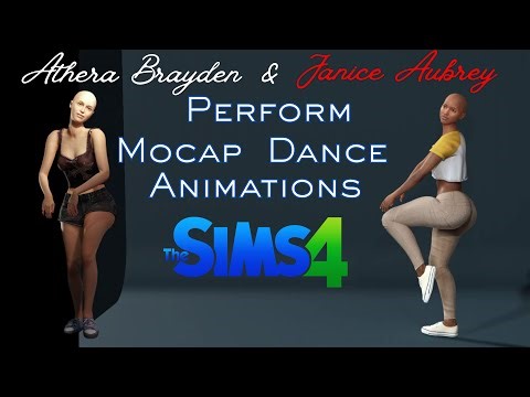 Athera Brayden & Janice Aubrey Performing Dance Animations Sims 4