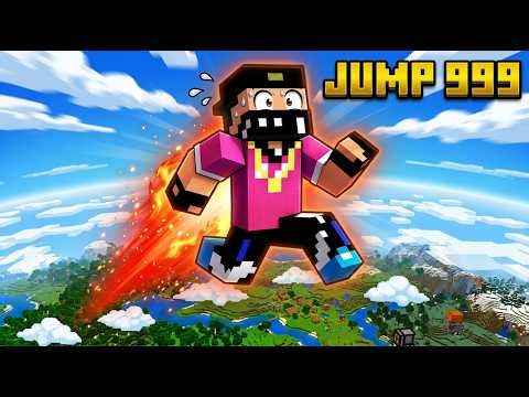 Minecraft, But Every Jump Is Multiplied x99999!