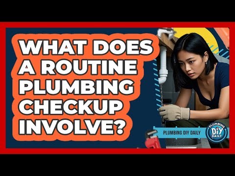 What Does A Routine Plumbing Checkup Involve?