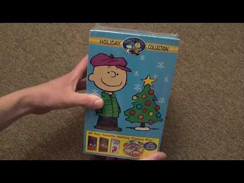 Peanuts Classic Holiday Collection VHS Box Set Unboxing with Great Pumpkin Thanksgiving Christmas